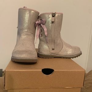 Ugg Corene Metallic gold boots